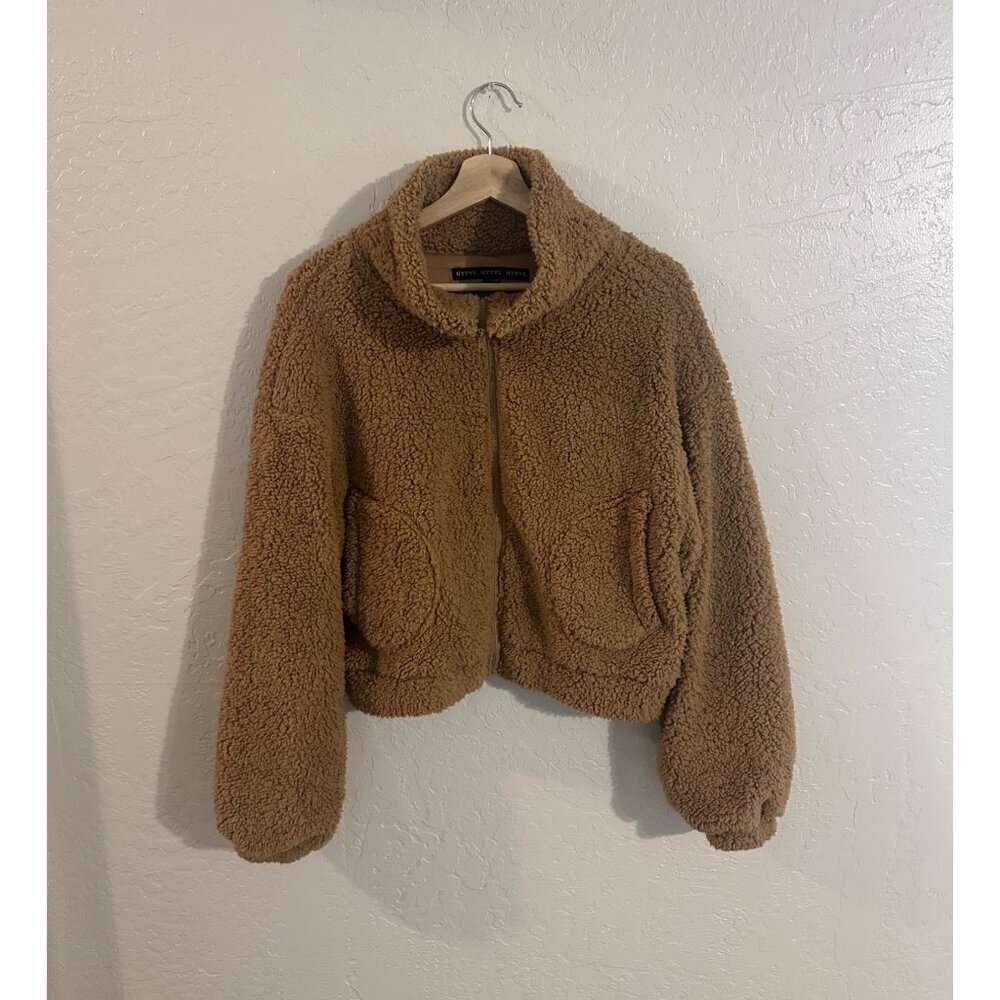 Y Hyfve Brown Teddy Bear Super Comfortable Jacket